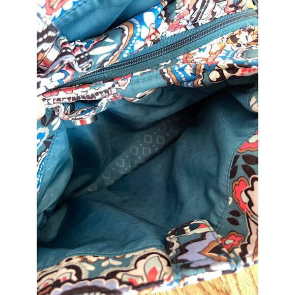 Vera Bradley Haymarket Paisley Jewel Triple Compartment Shoulder Bag - Picture 7 of 8